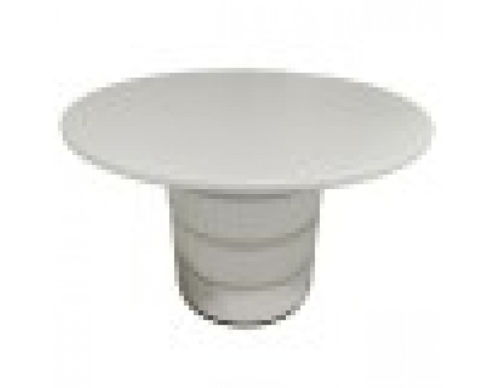 Трапезна маса Home ESPRIT Бял Cмърч Дървен MDF 120 X 120 X 80 cm