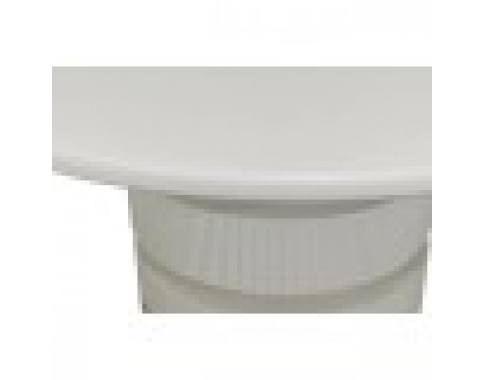Трапезна маса Home ESPRIT Бял Cмърч Дървен MDF 120 X 120 X 80 cm