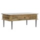 Маса за кафе DKD Home Decor 116 x 60 x 46 cm Метал Алуминий Дърво манго