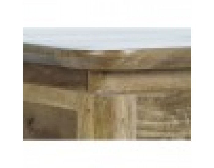 Маса за кафе DKD Home Decor 116 x 60 x 46 cm Метал Алуминий Дърво манго