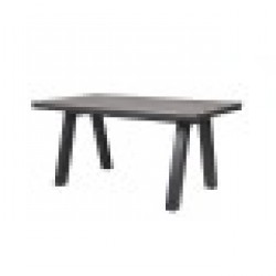 Трапезна маса Home ESPRIT Сив Алуминий полистирен 160 x 90 x 77 cm - Seturi mese și scaune