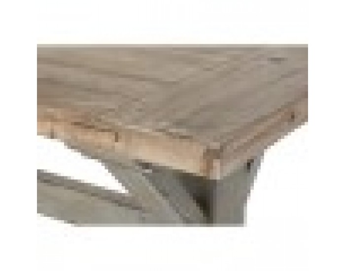 Трапезна маса DKD Home Decor 180 x 80 x 76 cm Ела Естествен Дървен