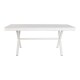 Трапезна маса DKD Home Decor Бял Метал Дърво манго 180 x 90 x 76 cm