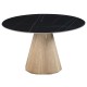 Трапезна маса Home ESPRIT Керамика Дървен MDF 120 x 120 x 75 cm