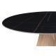 Трапезна маса Home ESPRIT Керамика Дървен MDF 120 x 120 x 75 cm