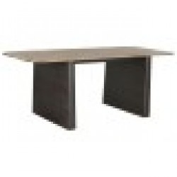 Трапезна маса Home ESPRIT Естествен Тъмно сив Ела 200 x 90 x 75 cm - Seturi mese și scaune