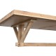 Трапезна маса Home ESPRIT Естествен Дървен 200 x 100 x 80 cm