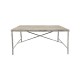 Трапезна маса Home ESPRIT Бял Желязо Дърво манго 160 X 90 X 80 cm