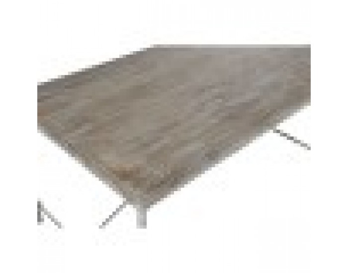 Трапезна маса Home ESPRIT Бял Желязо Дърво манго 160 X 90 X 80 cm
