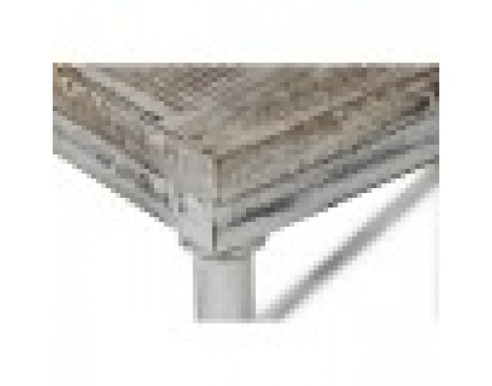 Трапезна маса Home ESPRIT Бял Желязо Дърво манго 160 X 90 X 80 cm