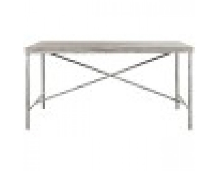 Трапезна маса Home ESPRIT Бял Желязо Дърво манго 160 X 90 X 80 cm