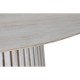 Трапезна маса Home ESPRIT Бял дърво Минди 150 x 150 x 75 cm