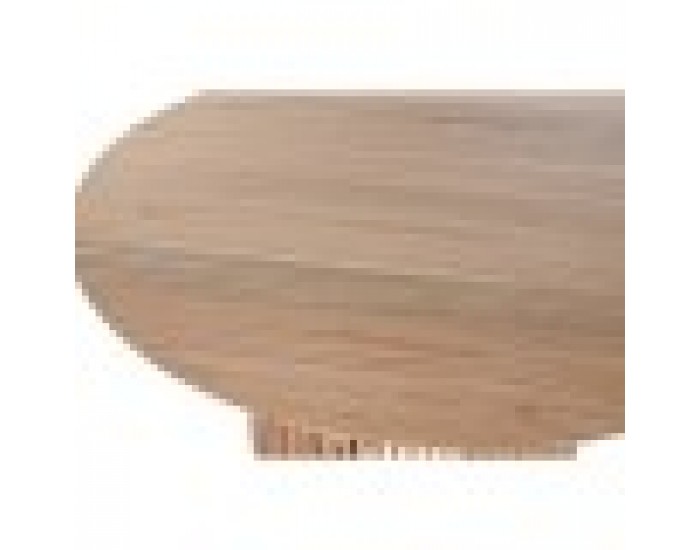 Трапезна маса Home ESPRIT Естествен дърво Минди 150 x 150 x 75 cm
