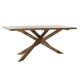 Трапезна маса DKD Home Decor 180 x 86 x 76 cm Естествен Oрех