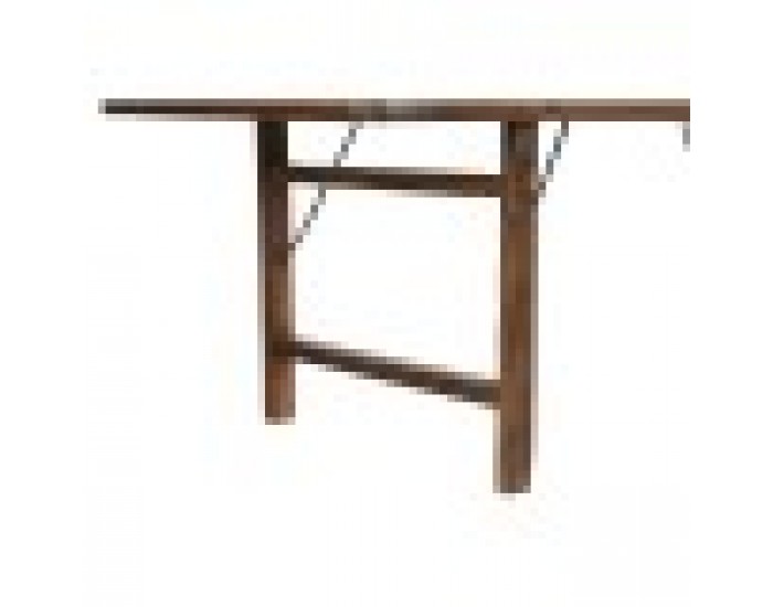 Сгъваема масичка Home ESPRIT Естествен Рециклирано дърво 240 x 90 x 77 cm