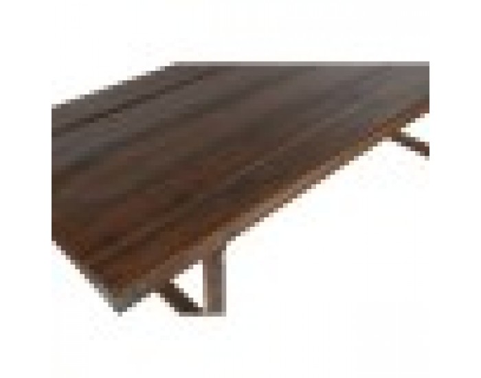 Сгъваема масичка Home ESPRIT Естествен Рециклирано дърво 240 x 90 x 77 cm