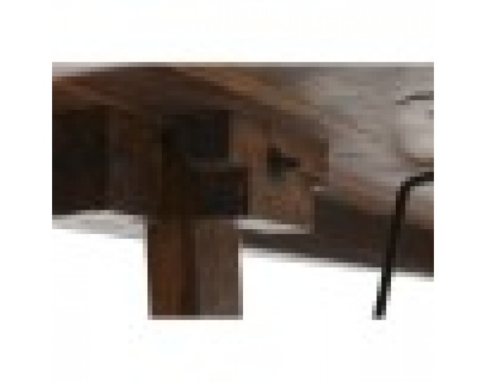 Сгъваема масичка Home ESPRIT Естествен Рециклирано дърво 240 x 90 x 77 cm