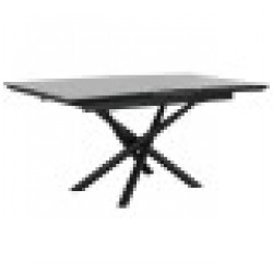 Трапезна маса Home ESPRIT Черен Сив Метал Керамика 160 x 90 x 76 cm - Seturi mese și scaune