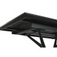 Трапезна маса Home ESPRIT Черен Сив Метал Керамика 160 x 90 x 76 cm