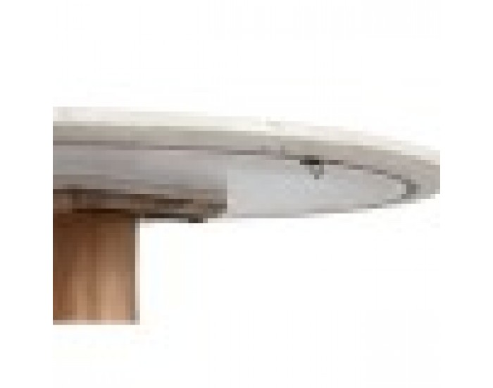 Трапезна маса Home ESPRIT Бял Естествен Мрамор Aкациево дърво 115 x 115 x 76 cm
