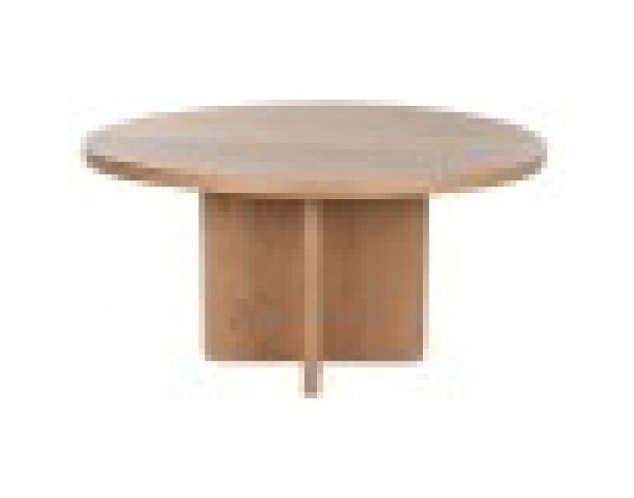Трапезна маса Home ESPRIT Естествен tammepuit 152 x 152 x 78 cm