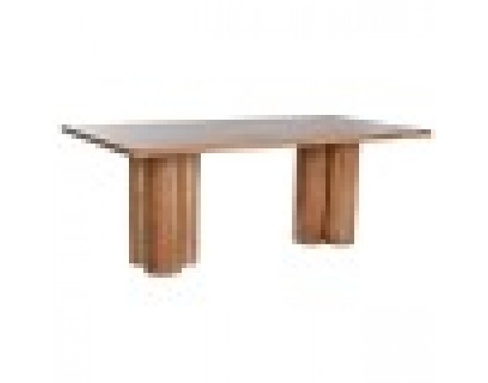 Трапезна маса Home ESPRIT Кафяв Естествен Aкациево дърво 200 x 100 x 76 cm