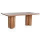 Трапезна маса Home ESPRIT Кафяв Естествен Aкациево дърво 200 x 100 x 76 cm