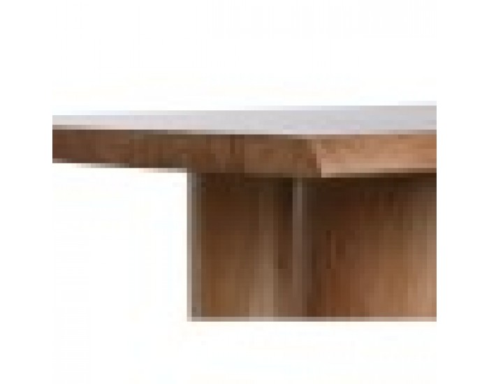 Трапезна маса Home ESPRIT Кафяв Естествен Aкациево дърво 200 x 100 x 76 cm