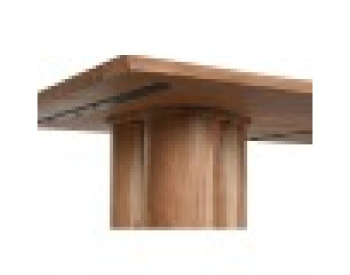 Трапезна маса Home ESPRIT Кафяв Естествен Aкациево дърво 200 x 100 x 76 cm