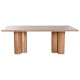 Трапезна маса Home ESPRIT Кафяв Естествен Aкациево дърво 200 x 100 x 76 cm