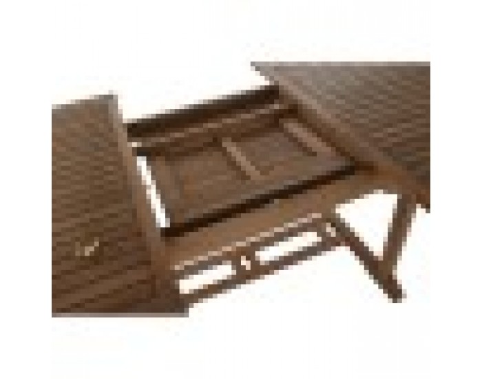Комплект от маса с стола DKD Home Decor Тик (180 cm) (9 pcs) (180 x 120 x 75 cm)