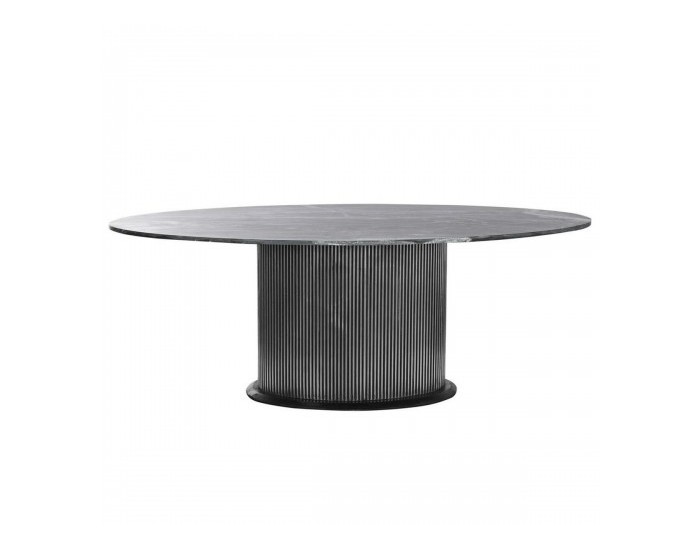 Трапезна маса Home ESPRIT Месинг Мрамор 200 x 110 x 76 cm