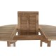Комплект от маса с 4 стола DKD Home Decor Зелен Тик (120 cm) (5 pcs) (120 x 120 x 75 cm)