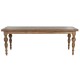 Трапезна маса Home ESPRIT тиково дърво 220 x 90 x 78 cm