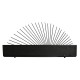 Лавица Home ESPRIT Черен Естествен Метал Дървен MDF 58 x 10,5 x 28 cm Стенен