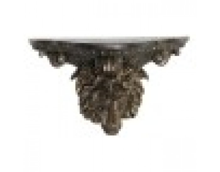 Рафтове DKD Home Decor, Златен Лъв, Смола, 36,5 x 16,5 x 21 cm