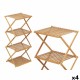 Лавица GiftDecor CH68220-5 2 Естествен Бамбук 40 x 92,5 x 33,2 cm (4 броя)