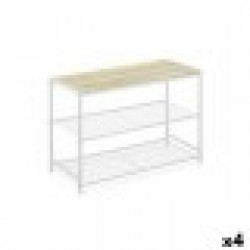 Лавица Confortime 3 Рафтове Метал 60 x 30 x 43 cm (4 броя) - Etajere