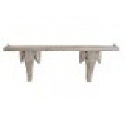 Рафтове DKD Home Decor Бял Естествен Дърво манго 78 x 15 x 28 cm - Living
