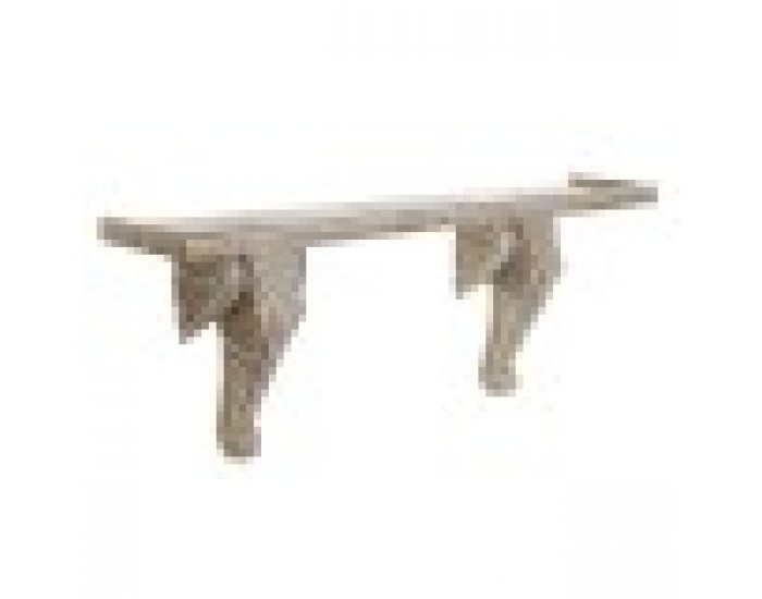 Рафтове DKD Home Decor Бял Естествен Дърво манго 78 x 15 x 28 cm