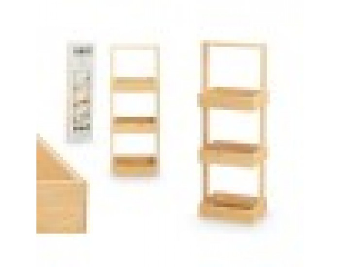 Лавица Kipit B6729A Естествен Бамбук 26 x 70 x 17 cm (6 броя)