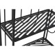 Лавица Home ESPRIT Черен Метал 60 x 27 x 160 cm