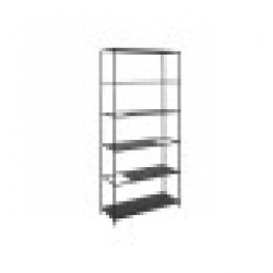 Лавица DKD Home Decor 80 x 30 x 175 cm Черен Метал - Etajere