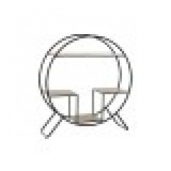 Лавица DKD Home Decor Черен Светло сив Метал Ела 90 x 30 x 100 cm (1) - Etajere