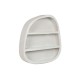 Лавица Home ESPRIT Бял Дървен MDF 100 x 18 x 100 cm Стенен