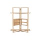 Лавица Home ESPRIT Естествен Дърво манго Дървен MDF 130 x 35 x 160 cm