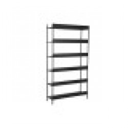 Лавица Home ESPRIT Черен Метал 100 x 30 x 180 cm - Etajere