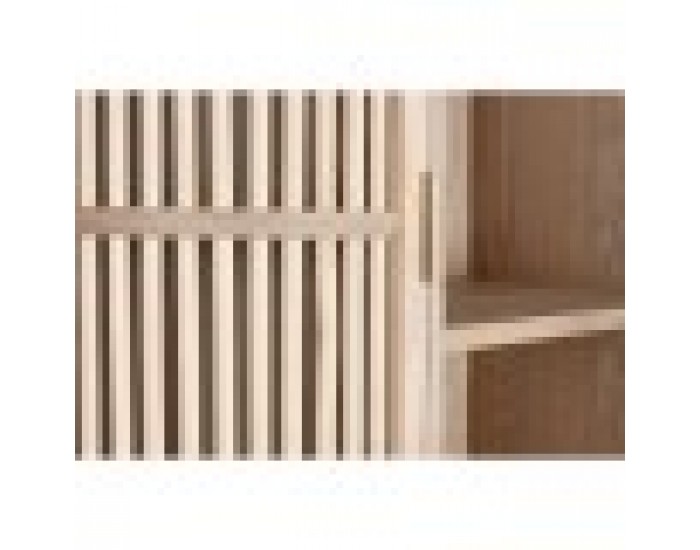 Лавица Home ESPRIT Естествен Pатан Ела 88 x 36 x 180 cm