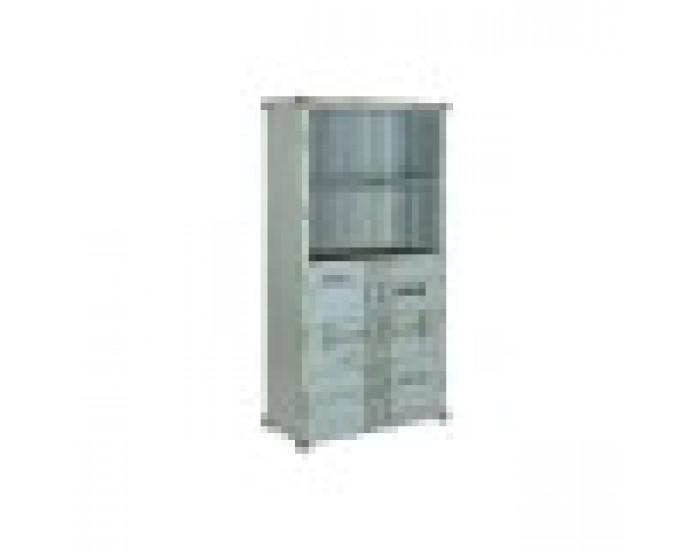 Лавица Home ESPRIT цвят тюркоаз Небесно синьо Метал Дървен MDF 87 x 44 x 168,5 cm