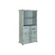 Лавица Home ESPRIT цвят тюркоаз Небесно синьо Метал Дървен MDF 87 x 44 x 168,5 cm